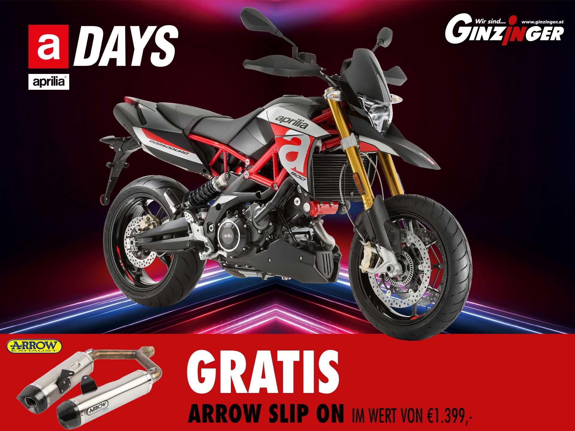 Dorsoduro 900 inkl. gratis
Arrow Slip on im Wert von € 1.399,--