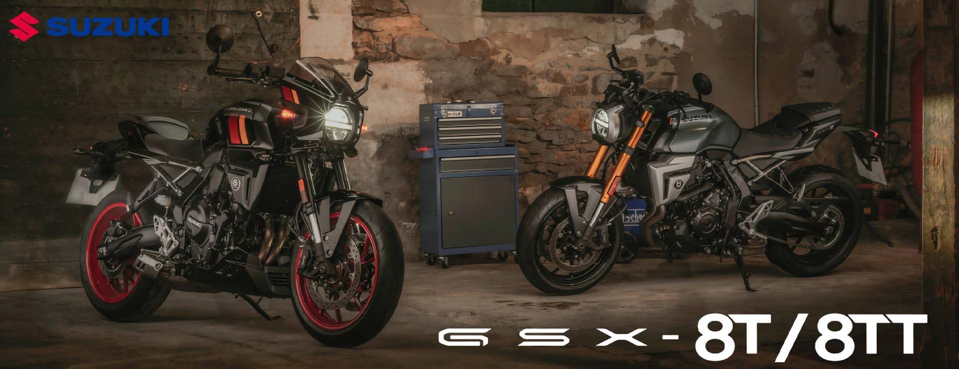 Suzuki GSX-8T und GSX-8TT Suzuki GSX-8T und GSX-8TT