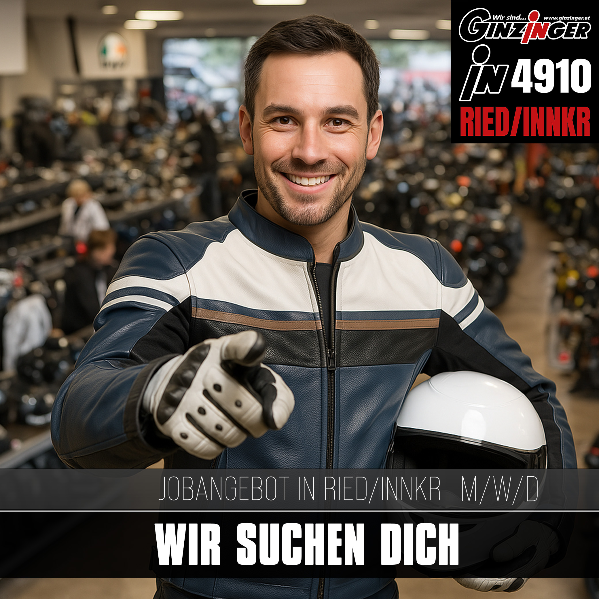 Motorradzubehör verkaufen bei Ginzinger