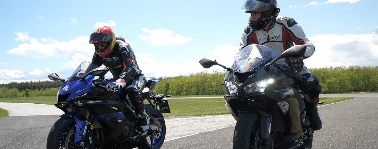 Kawasaki ZX-6R 636 und Yamaha R6 Vergleichstest