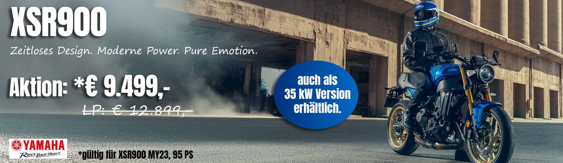 Banner XSR900 Aktion